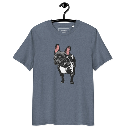 Skeptic Frenchie – T-Shirt aus Bio Baumwolle