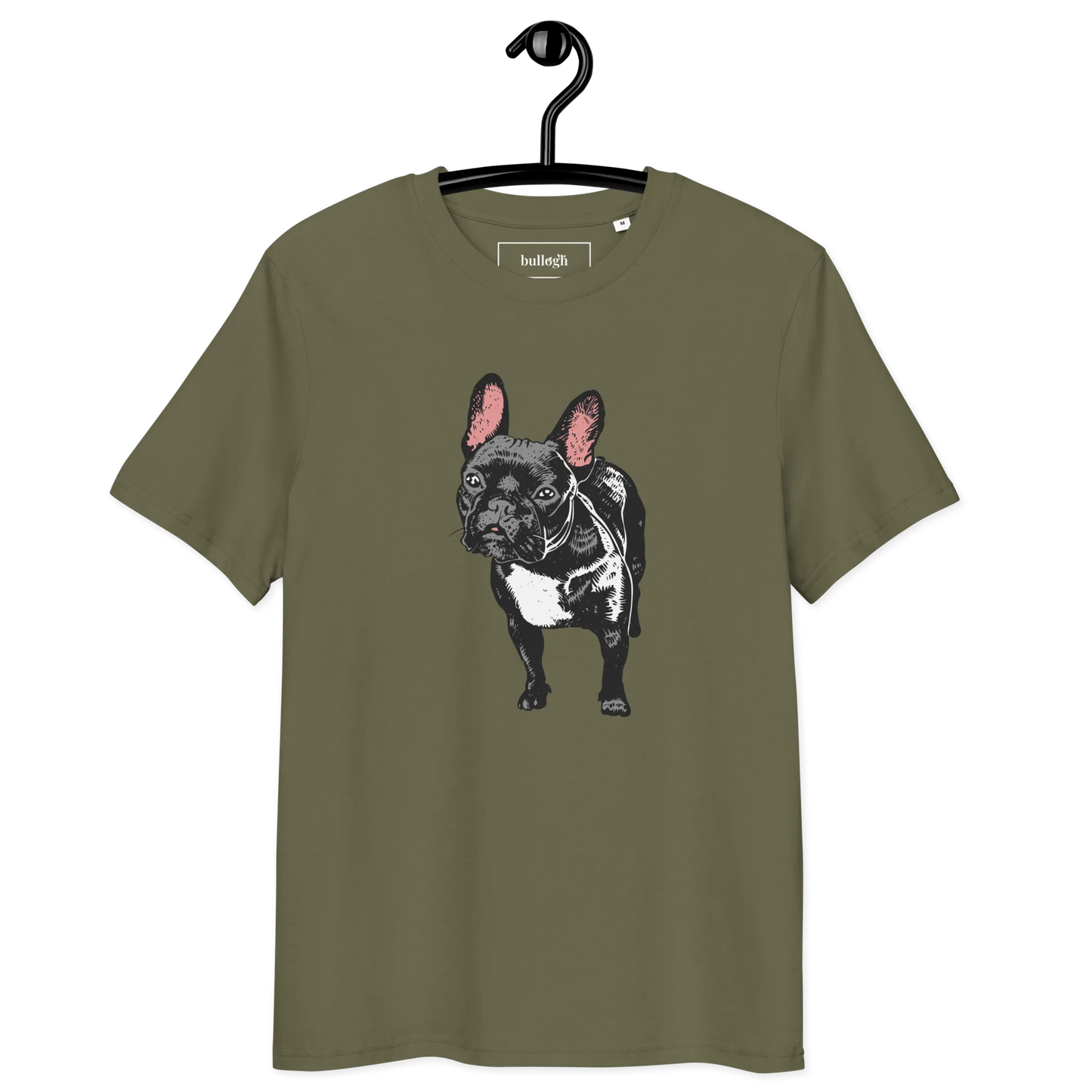 Skeptic Frenchie – T-Shirt aus Bio Baumwolle