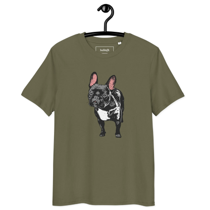 Skeptic Frenchie – T-Shirt aus Bio Baumwolle