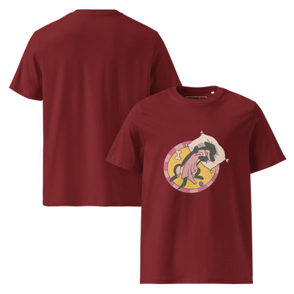 Hund im Körbchen – Bio-Schlafshirt für Hundeliebhaber