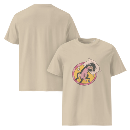 Hund im Körbchen – Bio-Schlafshirt für Hundeliebhaber