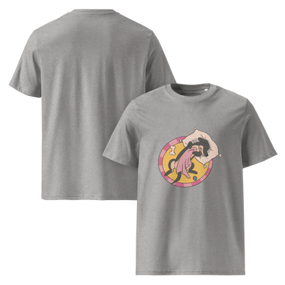 Hund im Körbchen – Bio-Schlafshirt für Hundeliebhaber