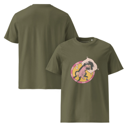 Hund im Körbchen – Bio-Schlafshirt für Hundeliebhaber