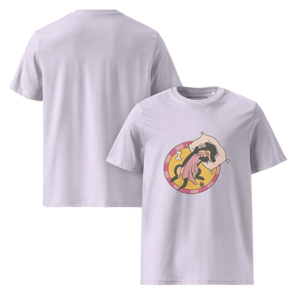 Hund im Körbchen – Bio-Schlafshirt für Hundeliebhaber