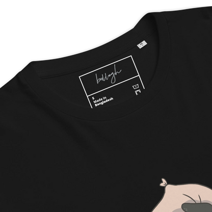 Hund im Körbchen – Bio-Schlafshirt für Hundeliebhaber