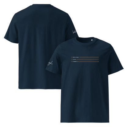 Smiley Text Doppelpunkt Klammer zu - T-Shirt aus Bio Baumwolle
