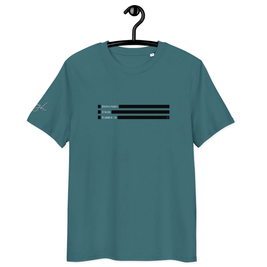 Smiley Text Doppelpunkt Klammer zu - T-Shirt aus Bio Baumwolle