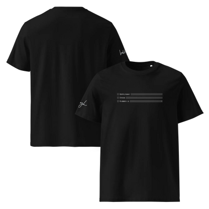 Smiley Text Doppelpunkt Klammer zu - T-Shirt aus Bio Baumwolle