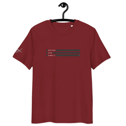 Smiley Text Doppelpunkt Klammer zu - T-Shirt aus Bio Baumwolle