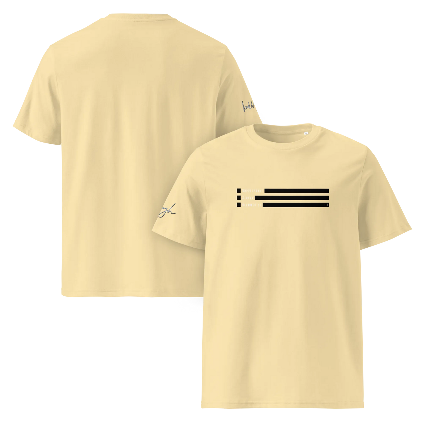 Smiley Text Doppelpunkt Klammer zu - T-Shirt aus Bio Baumwolle