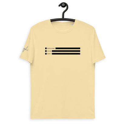Smiley T-Shirt aus Bio Baumwolle - Emote Text Groß O Design | Eco Fashion - bullogh#