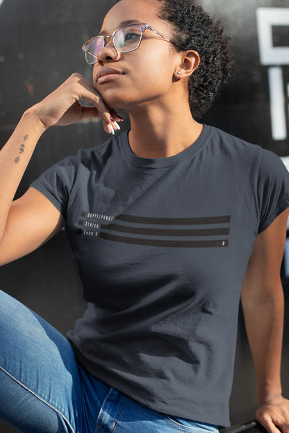 Smiley T-Shirt aus Bio Baumwolle - Emote Text Groß O Design | Eco Fashion - bullogh#