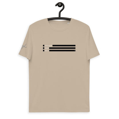 Smiley T-Shirt aus Bio Baumwolle - Emote Text Groß O Design | Eco Fashion - bullogh#
