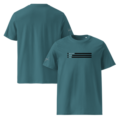 Smiley Text Doppelpunkt Stern - T-Shirt aus Bio Baumwolle