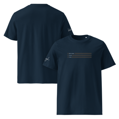 Smiley Text Doppelpunkt Stern - T-Shirt aus Bio Baumwolle