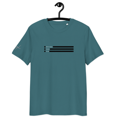 Smiley Text Doppelpunkt Stern - T-Shirt aus Bio Baumwolle
