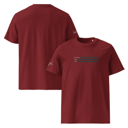 Smiley Text Doppelpunkt Stern - T-Shirt aus Bio Baumwolle