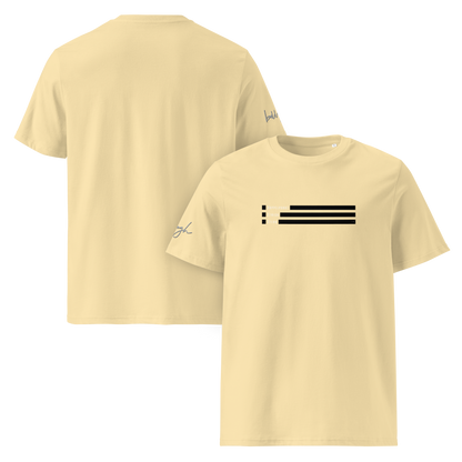 Smiley Text Doppelpunkt Stern - T-Shirt aus Bio Baumwolle