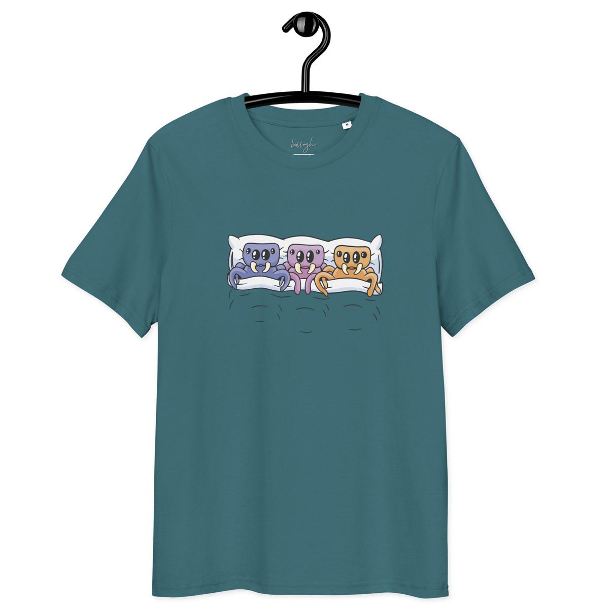 Creepy Cozy – Schlafshirt Spinnen nachhaltig & bequem