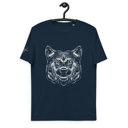 Stilvoll und Nachhaltig: Bio Baumwoll T-Shirt mit Shiba Inu Motiv - bullogh#