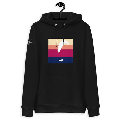 Stylischer White Paraglider Pullover – Bio - Baumwolle für Gleitschirm - Fans und Outdoor - Liebhaber - bullogh#