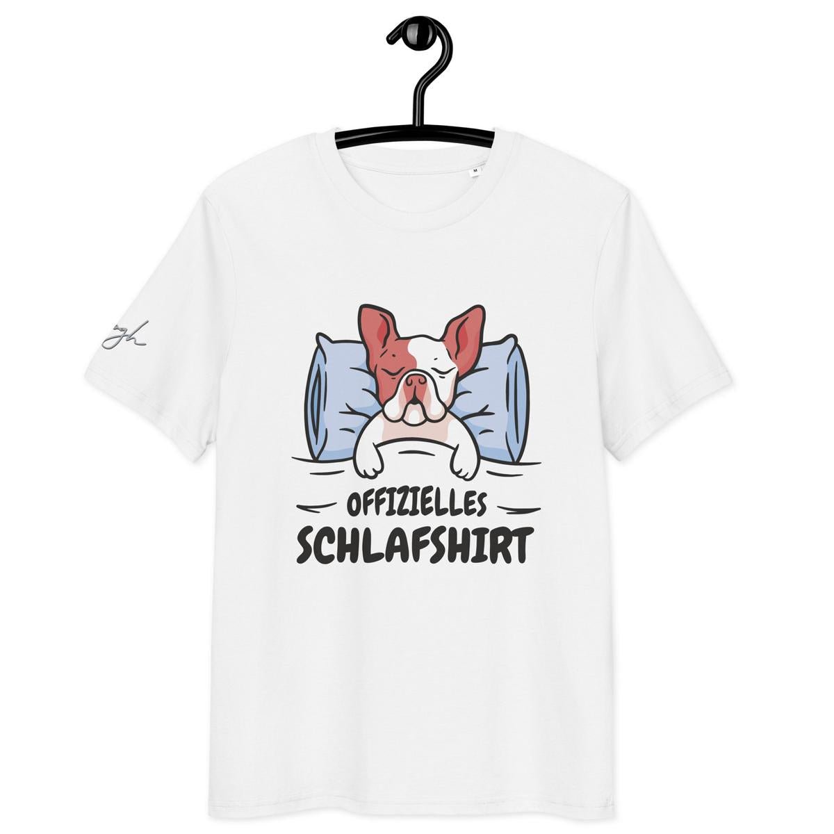 Stylisches Bio Nachthemd mit Süßem Hamster Design – Perfektes Schlafshirt für Nachteulen - bullogh#