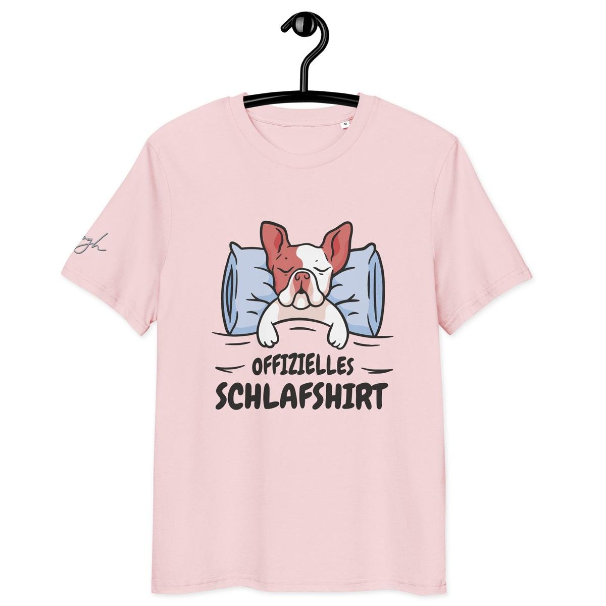 Stylisches Bio Nachthemd mit Süßem Hamster Design – Perfektes Schlafshirt für Nachteulen - bullogh#