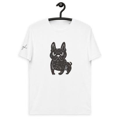 Stylisches Französische Bulldoggen T-Shirt aus Bio - Baumwolle – Perfekt für Hundeliebhaber - bullogh#
