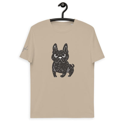 Stylisches Französische Bulldoggen T-Shirt aus Bio - Baumwolle – Perfekt für Hundeliebhaber - bullogh#