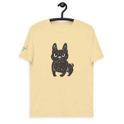 Stylisches Französische Bulldoggen T-Shirt aus Bio - Baumwolle – Perfekt für Hundeliebhaber - bullogh#