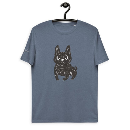 Stylisches Französische Bulldoggen T-Shirt aus Bio - Baumwolle – Perfekt für Hundeliebhaber - bullogh#