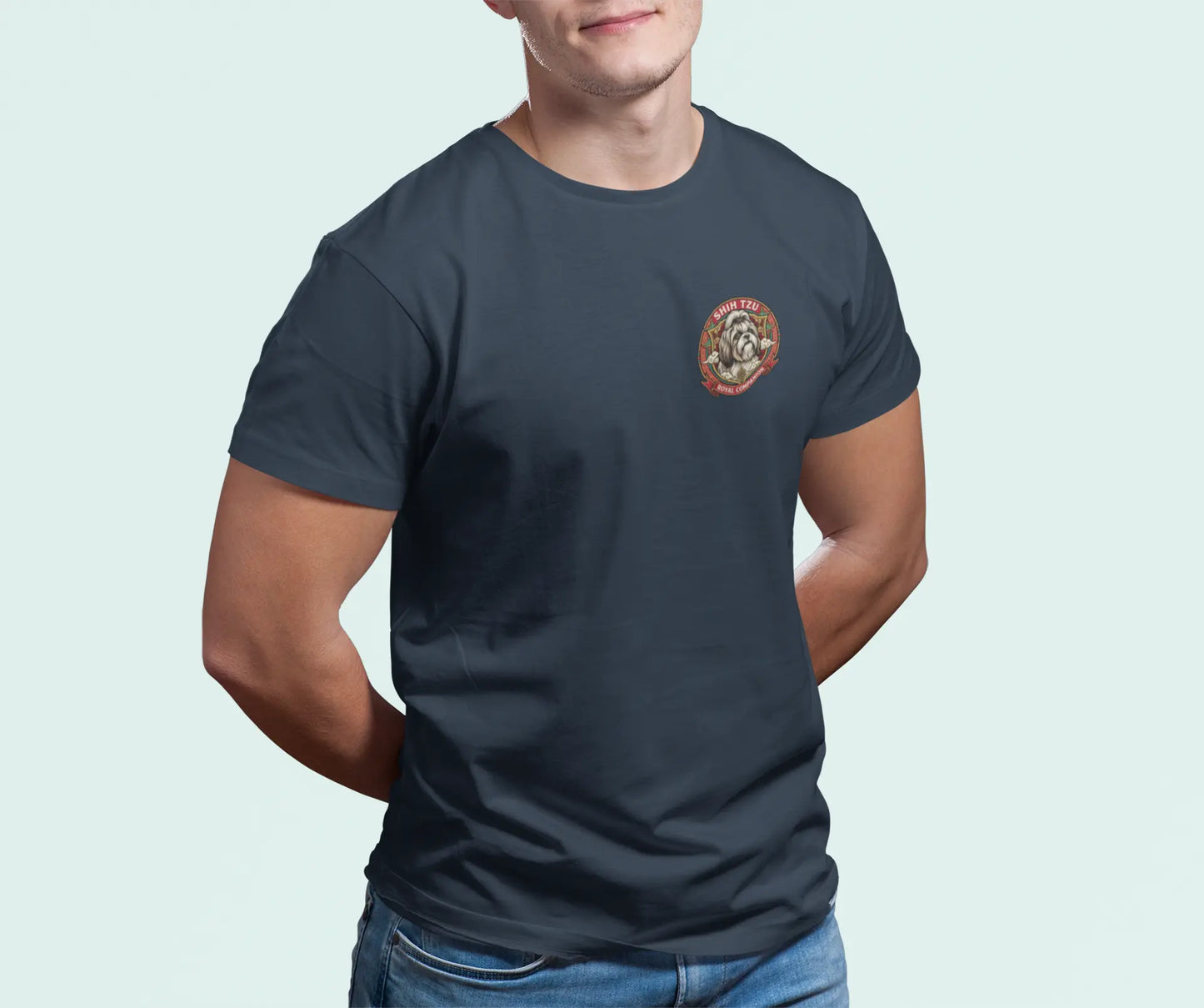 Shih Tzu Dog Badge – Bio-T-Shirt | bullogh