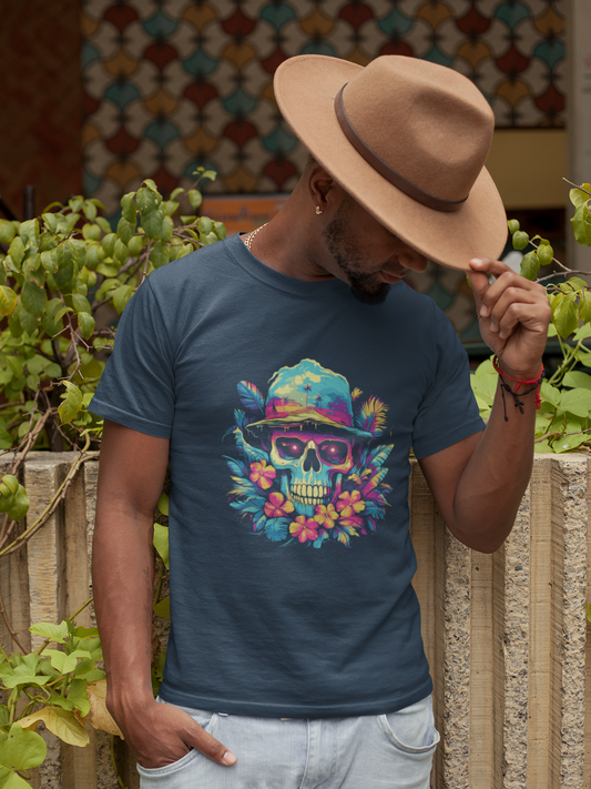 🎨 Cropped Face Shirt – Nachhaltige Kunst für dein Outfit
