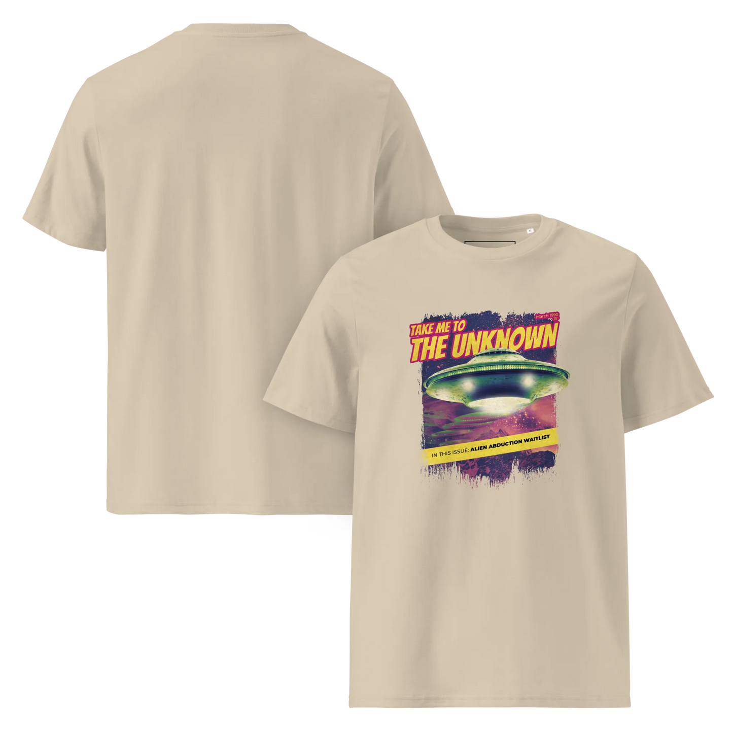 Take me to the Unknown – T-Shirt aus Bio Baumwolle