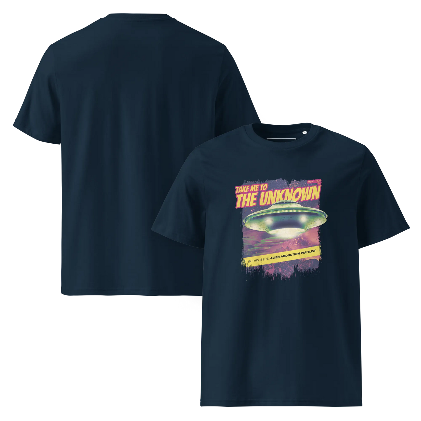 Take me to the Unknown – T-Shirt aus Bio Baumwolle