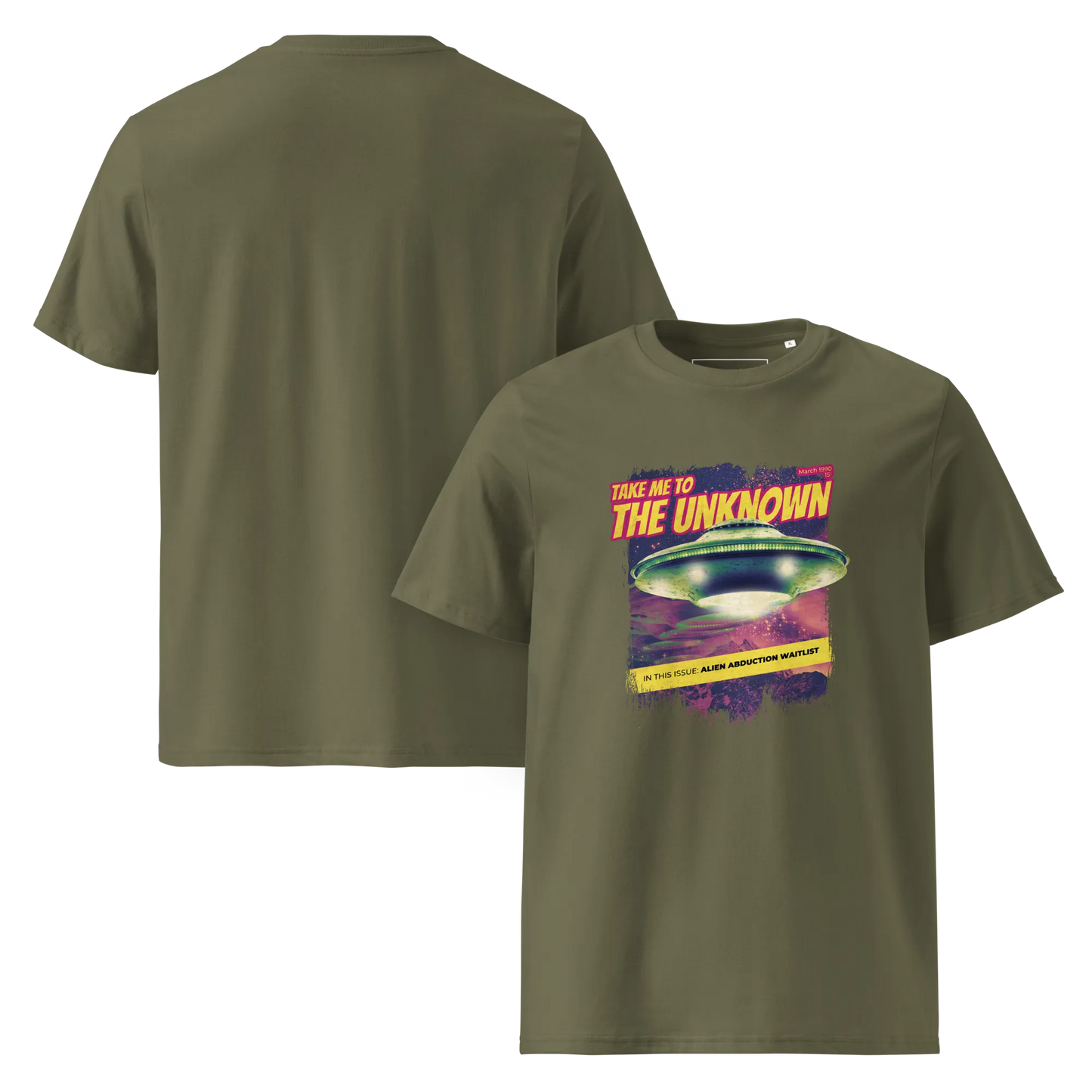 Take me to the Unknown – T-Shirt aus Bio Baumwolle