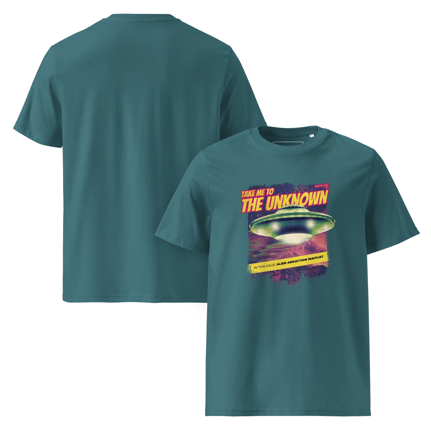 Take me to the Unknown – T-Shirt aus Bio Baumwolle