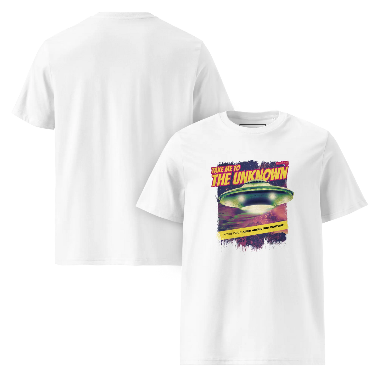 Take me to the Unknown – T-Shirt aus Bio Baumwolle