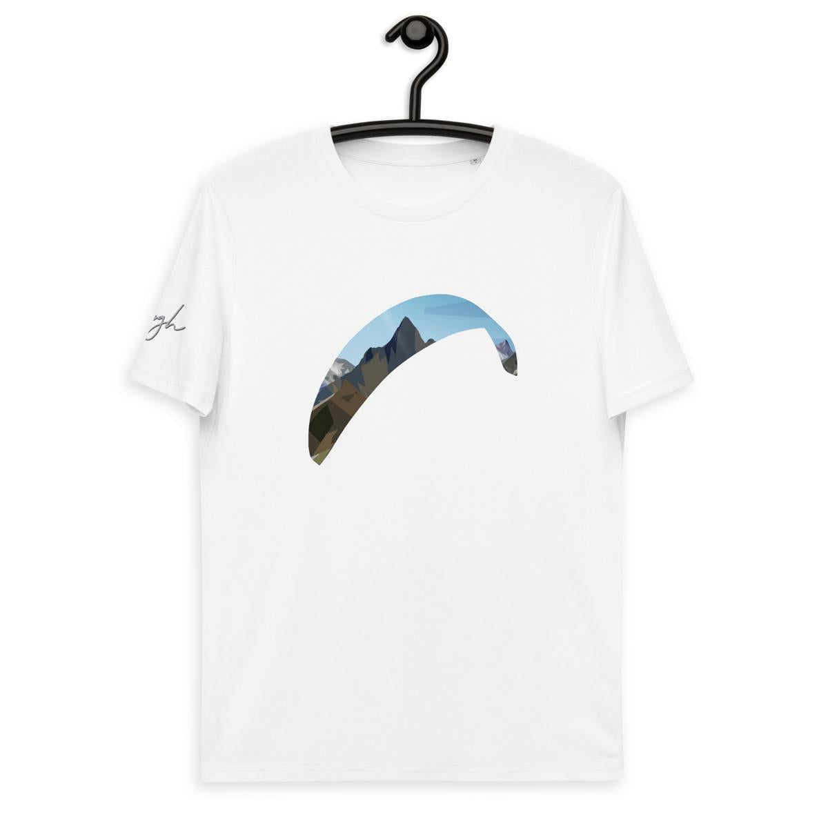 Paragliding Shirt aus Bio Baumwolle - Paragliding Mountain - Bequem und Umweltfreundlich - Paragliding Mountain