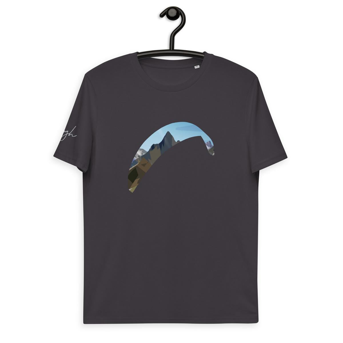 Paragliding Shirt aus Bio Baumwolle - Paragliding Mountain - Bequem und Umweltfreundlich - Paragliding Mountain