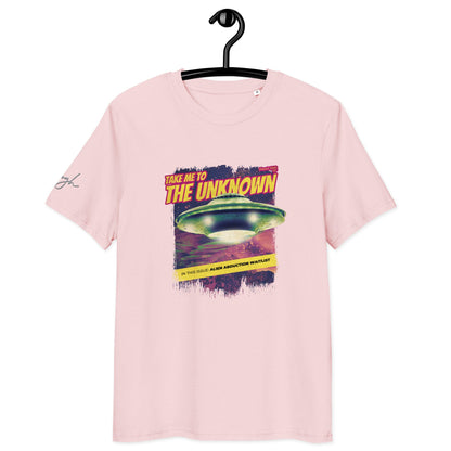 UFO T-Shirt aus Bio Baumwolle – „Take me to the Unknown“ für umweltbewusste Abenteuer - bullogh#