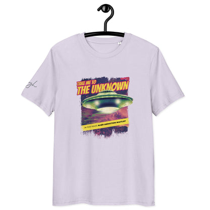 UFO T-Shirt aus Bio Baumwolle – „Take me to the Unknown“ für umweltbewusste Abenteuer - bullogh#