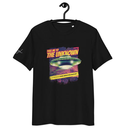 UFO T-Shirt aus Bio Baumwolle – „Take me to the Unknown“ für umweltbewusste Abenteuer - bullogh#