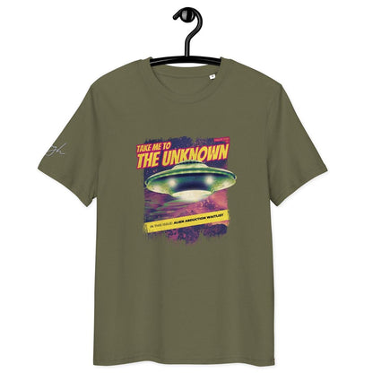 UFO T-Shirt aus Bio Baumwolle – „Take me to the Unknown“ für umweltbewusste Abenteuer - bullogh#