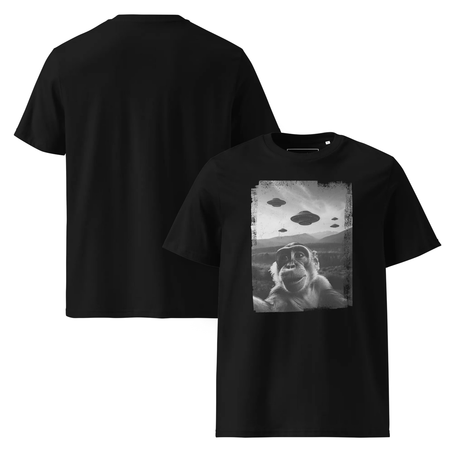UFO Affe  – T-Shirt aus Bio Baumwolle