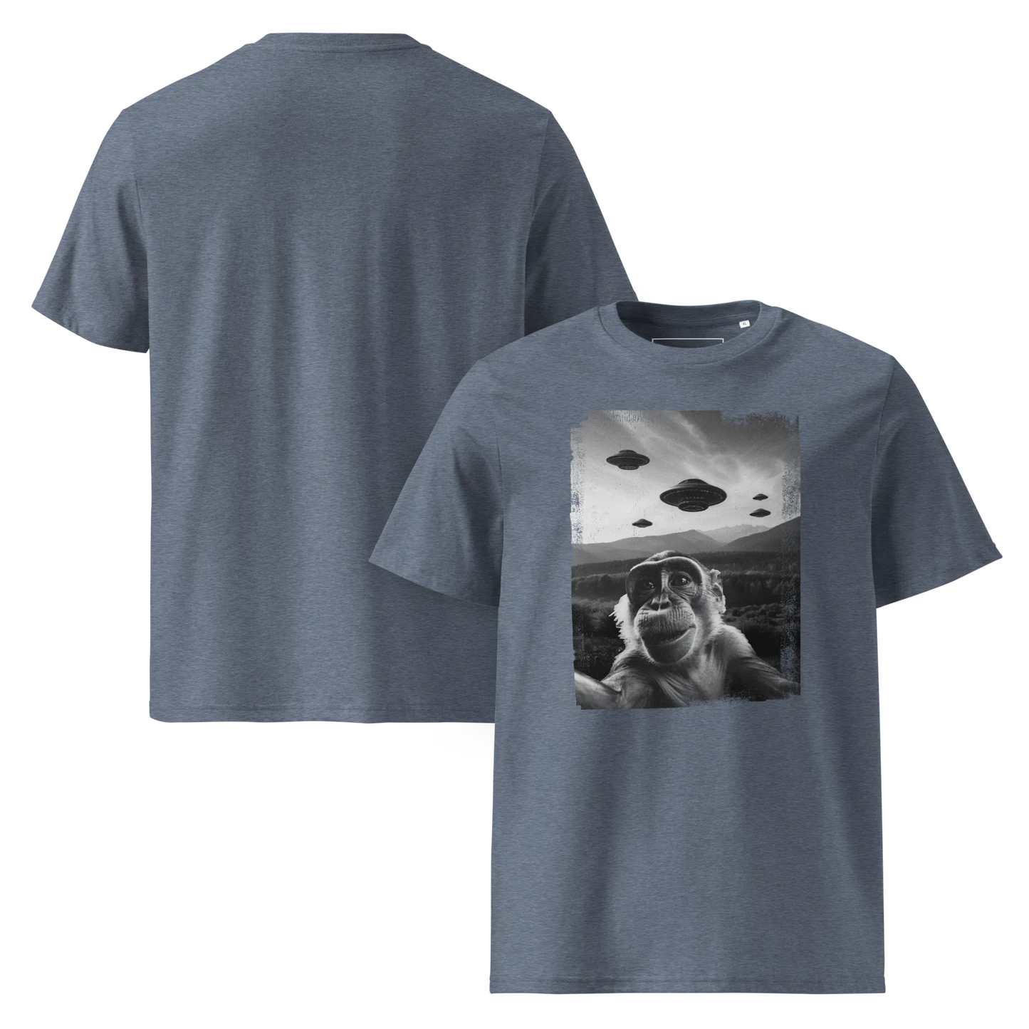 UFO Affe  – T-Shirt aus Bio Baumwolle