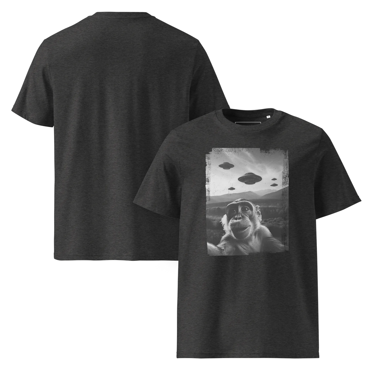 UFO Affe  – T-Shirt aus Bio Baumwolle