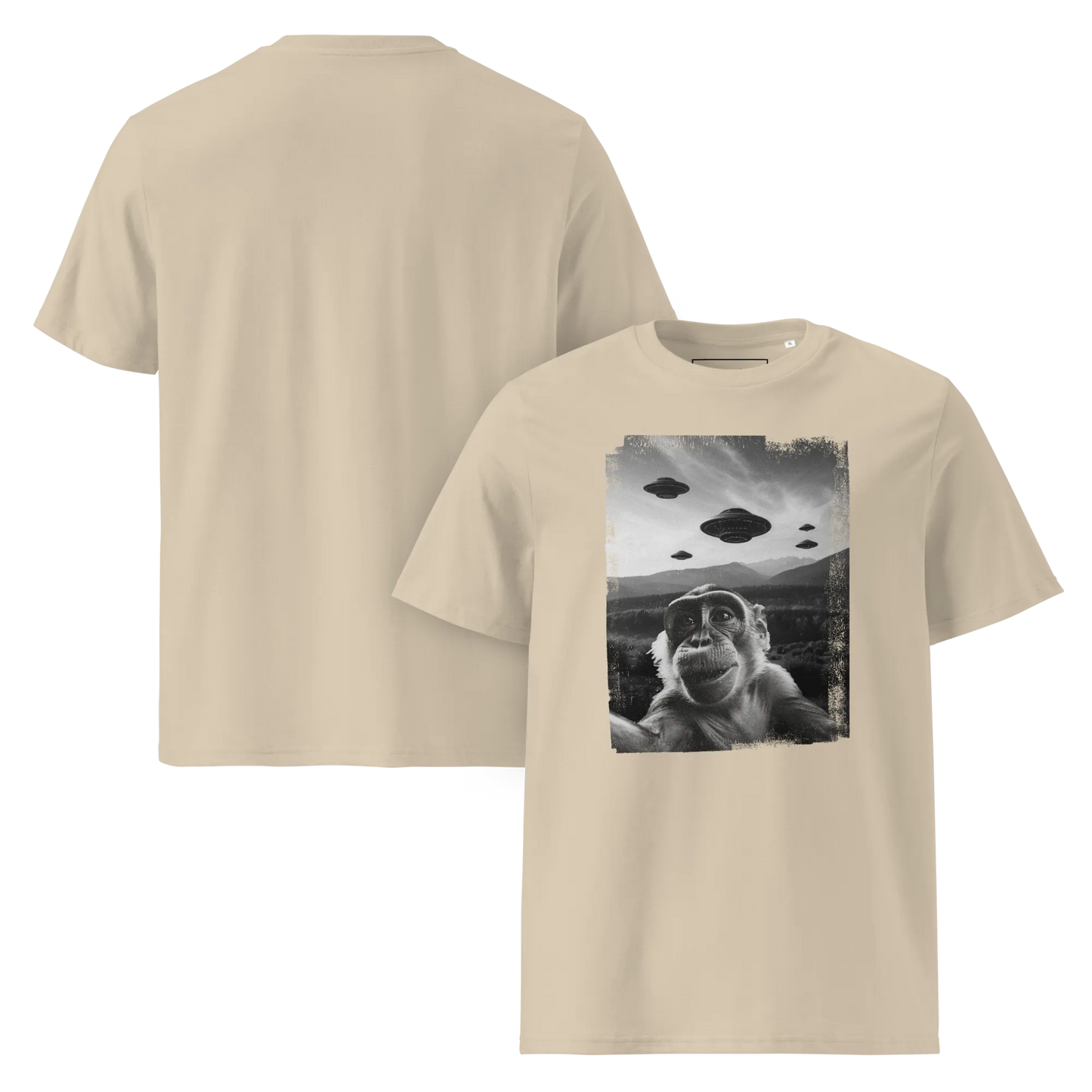 UFO Affe  – T-Shirt aus Bio Baumwolle