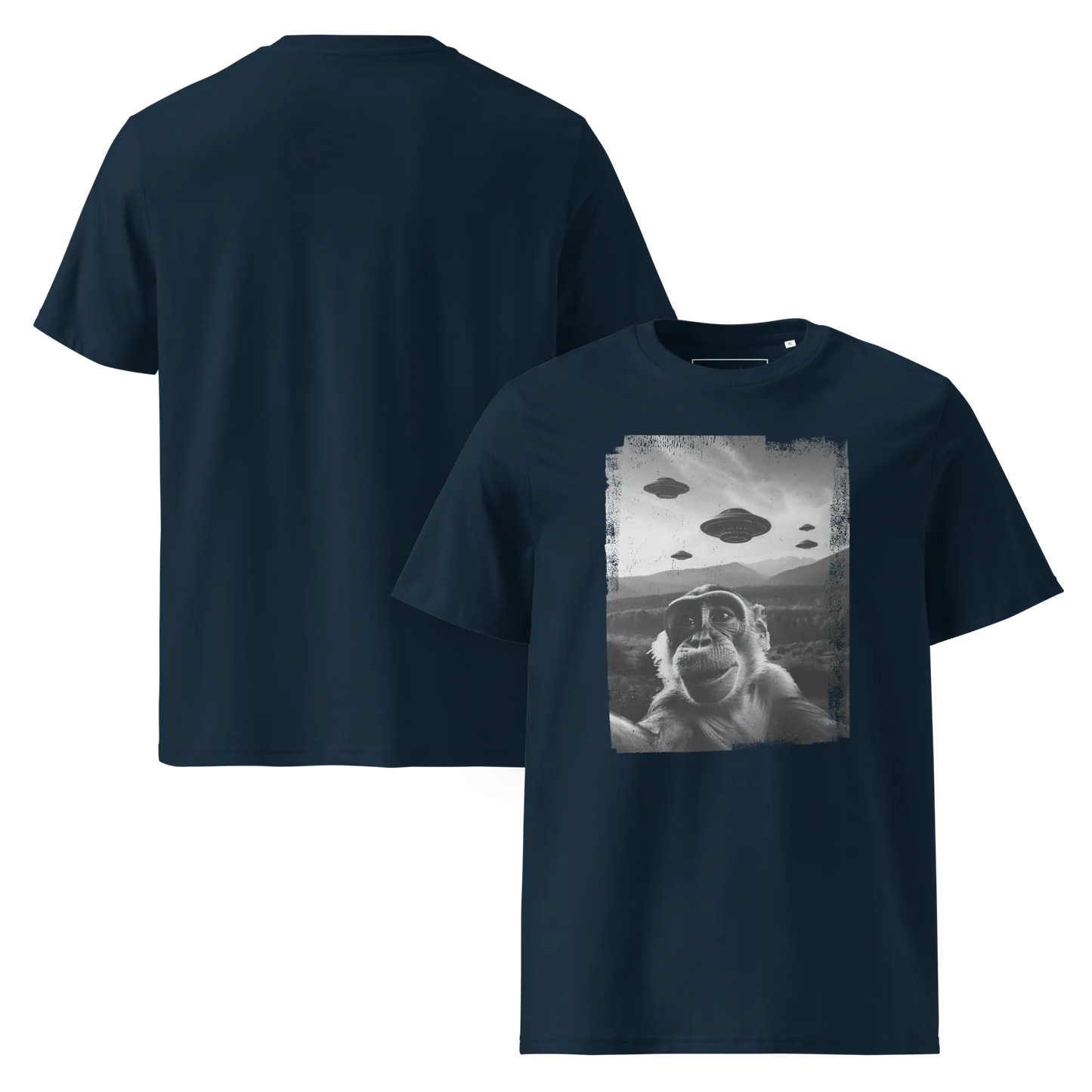 UFO Affe  – T-Shirt aus Bio Baumwolle