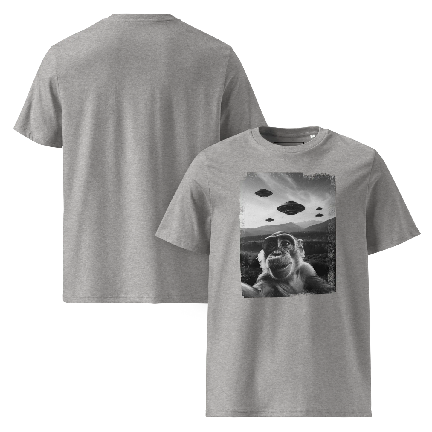 UFO Affe  – T-Shirt aus Bio Baumwolle